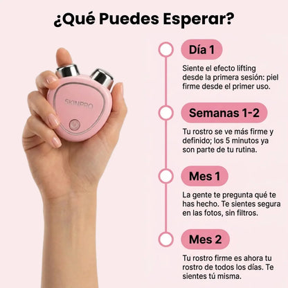 SkinPro - Reafirma la piel flácida del rostro en solo 5 minutos al día