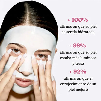 Mascarilla De Colágeno - Rejuvenece Tu Piel Mientras Te Relajas (5 Mascarillas Por Caja)