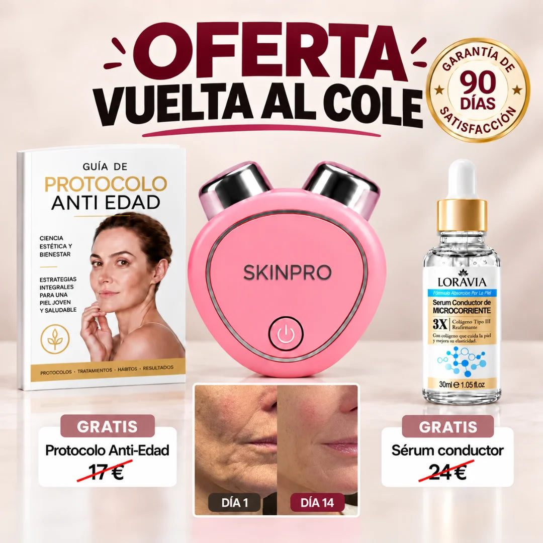 SkinPro™ – Reduce la flacidez y las arrugas en solo 14 días