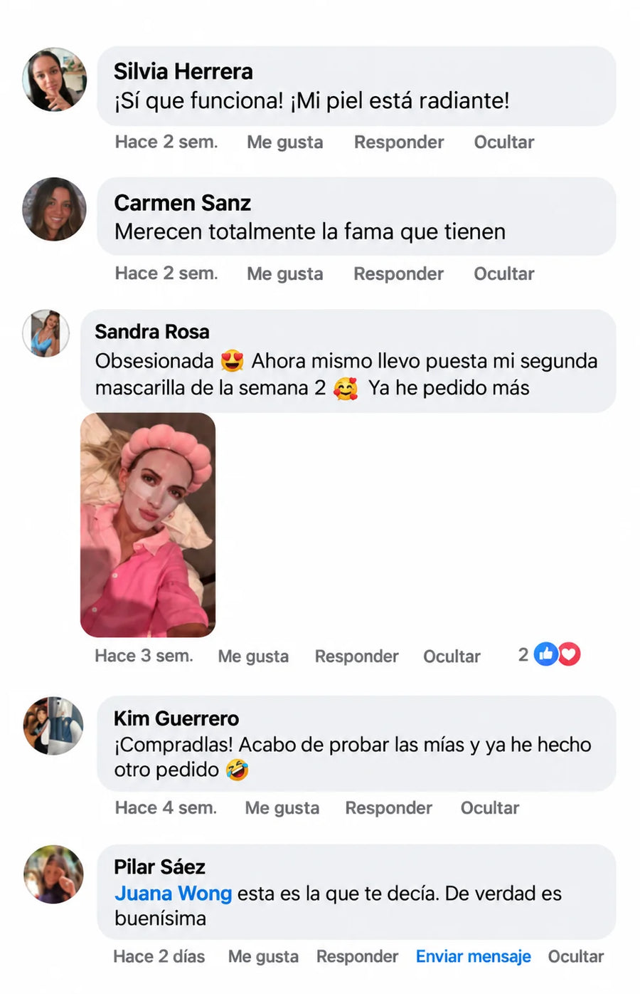 ¡Recomiendo encarecidamente esta mascarilla coreana de triple colágeno para una piel más firme, suave y de aspecto más joven!