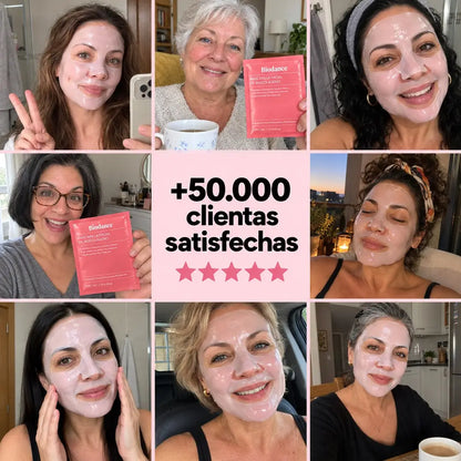 Mascarilla De Colágeno - Rejuvenece Tu Piel Mientras Te Relajas (5 Mascarillas Por Caja)