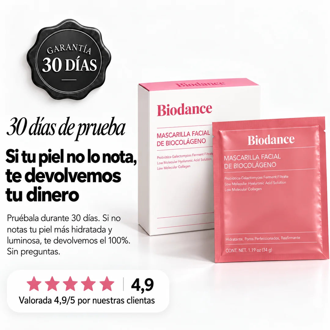 Mascarilla De Colágeno - Rejuvenece Tu Piel Mientras Te Relajas (5 Mascarillas Por Caja)