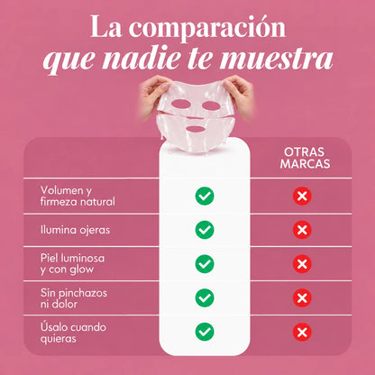 Mascarilla De Colágeno - Rejuvenece Tu Piel Mientras Te Relajas (5 Mascarillas Por Caja)
