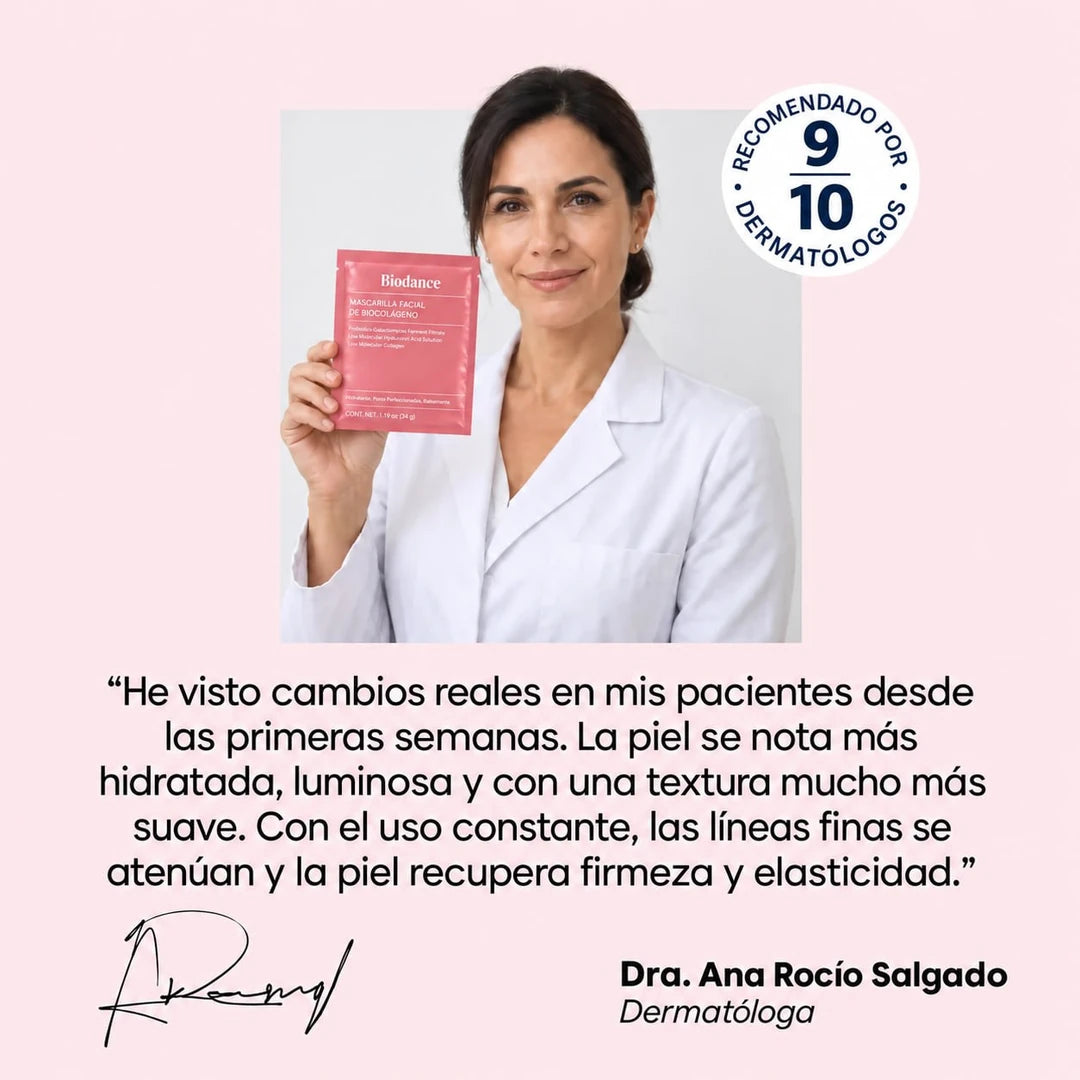 Mascarilla De Colágeno - Rejuvenece Tu Piel Mientras Te Relajas (5 Mascarillas Por Caja)